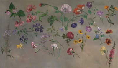Studies of Flowers by Jacques Laurent Agasse